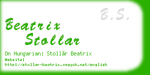beatrix stollar business card